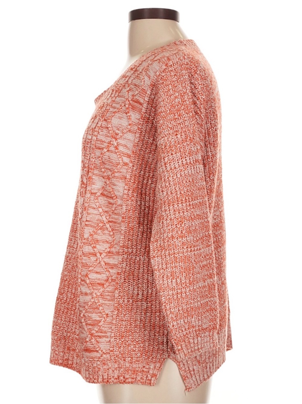 POL Oversized Creamsicle Knit Sweater - Picture 4 of 8